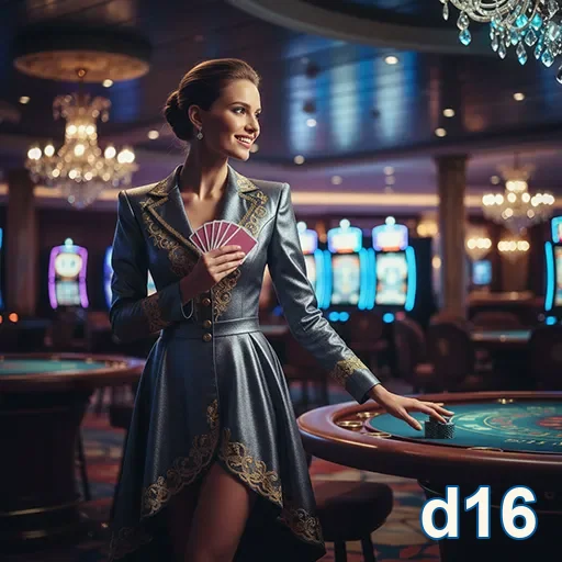 Ilustração de Explore o mundo de slots e recompensas VIP com d16